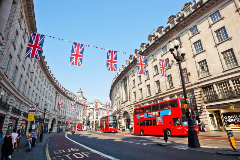 Regents Street London England