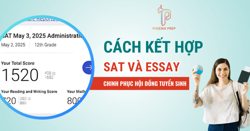 Điểm SAT cao nhưng essay yếu? Cách kết hợp để chinh phục hội đồng tuyển sinh du học Mỹ