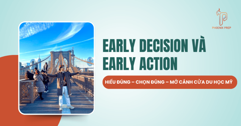 Early Decision và Early Action: Hiểu Đúng – Chọn Đúng – Mở Cánh Cửa Du Học Mỹ