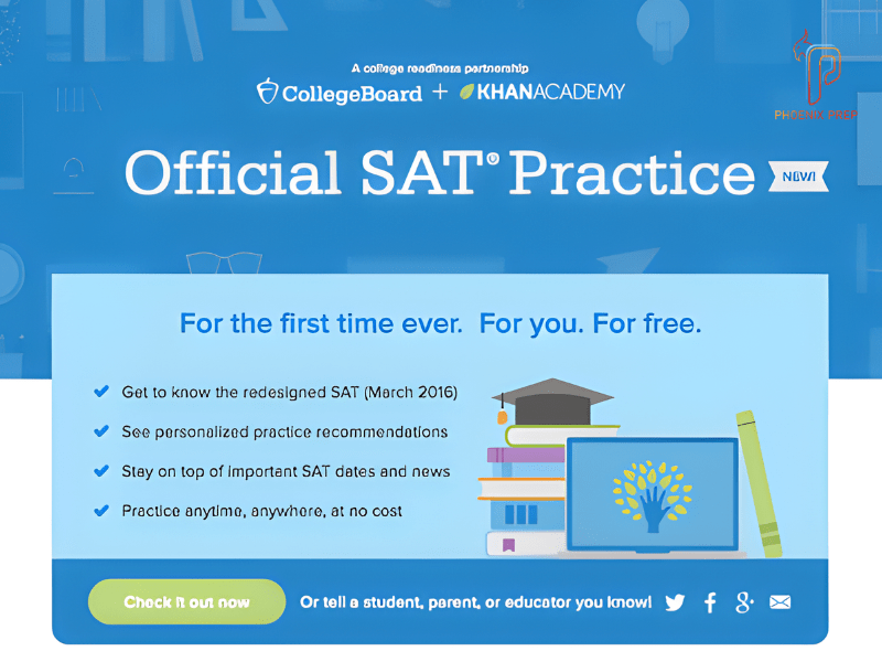 SAT Khan Academy – Nguồn đề thi thử SAT trực tuyến miễn phí
