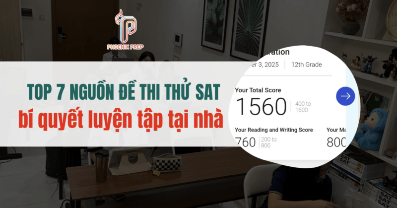 Top 7 nguồn đề thi thử SAT không nên bỏ lỡ và bí quyết luyện tập tại nhà
