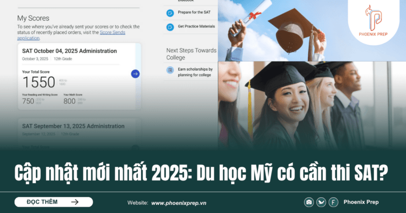 Cập nhật mới nhất 2025: Du học Mỹ có cần thi SAT?