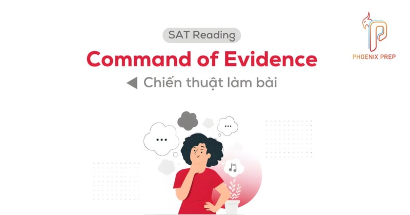Cách tiếp cận hiệu quả với dạng câu hỏi Command of Evidence trong SAT Reading